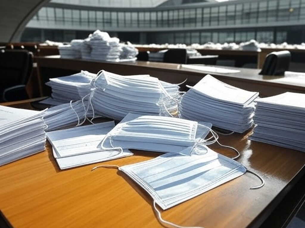 Hospital público em Brasília com Congresso Nacional ao fundo, representando nova lei de quarentena contra corrupção na saúde.
