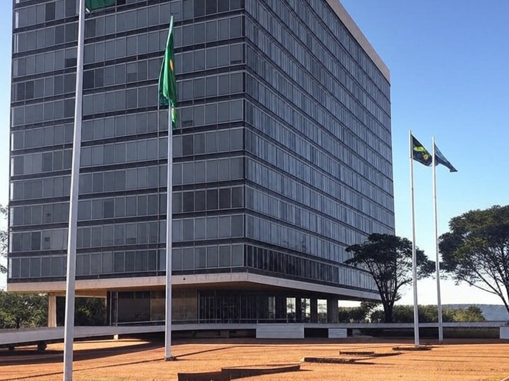 Edifício governamental em Brasília representando o programa Família Protegida da Sefami-DF contra violência doméstica.