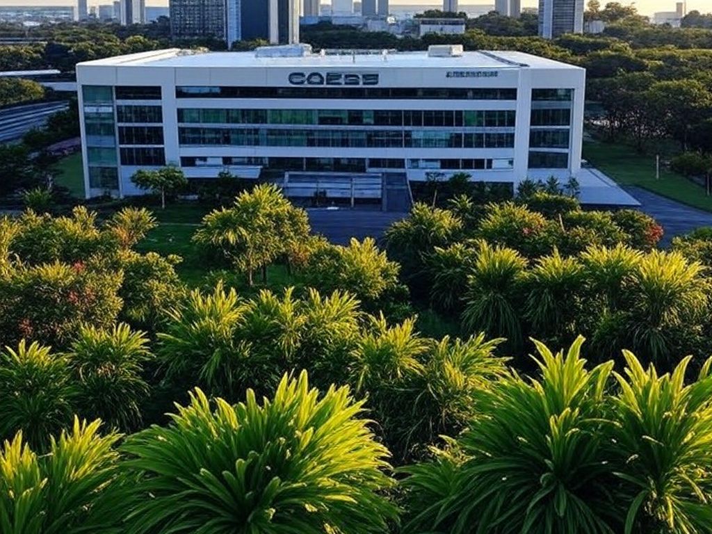 Edifício da Caesb em Brasília, representando divulgação de resultados de concurso para cargos de nível médio no DF.