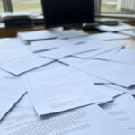 Documentos da Lei da Ficha Limpa em escritório da PGR em Brasília, destacando inelegibilidade e inconstitucionalidade.