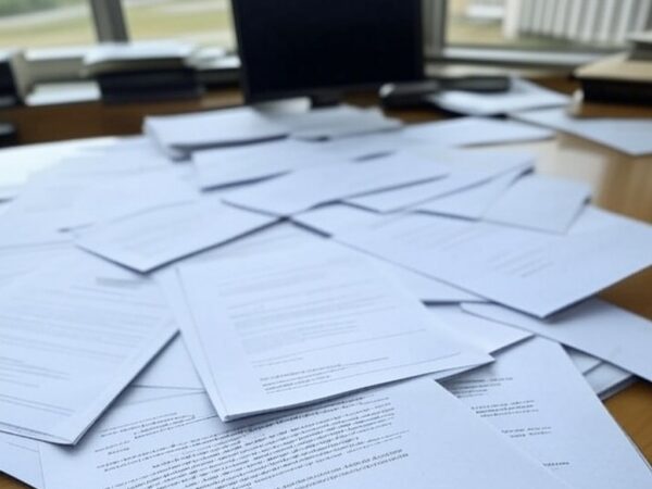 Documentos da Lei da Ficha Limpa em escritório da PGR em Brasília, destacando inelegibilidade e inconstitucionalidade.