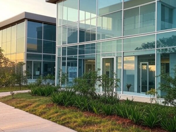 Fachada de centro de atenção psicossocial 24h no Gama, DF, com investimento de R$ 3,5 milhões pelo GDF, questionando suficiência até 2026.