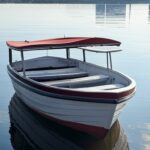 Lancha no Lago Paranoá em Brasília, cena de incidente com ex-piloto Pedro Turra.