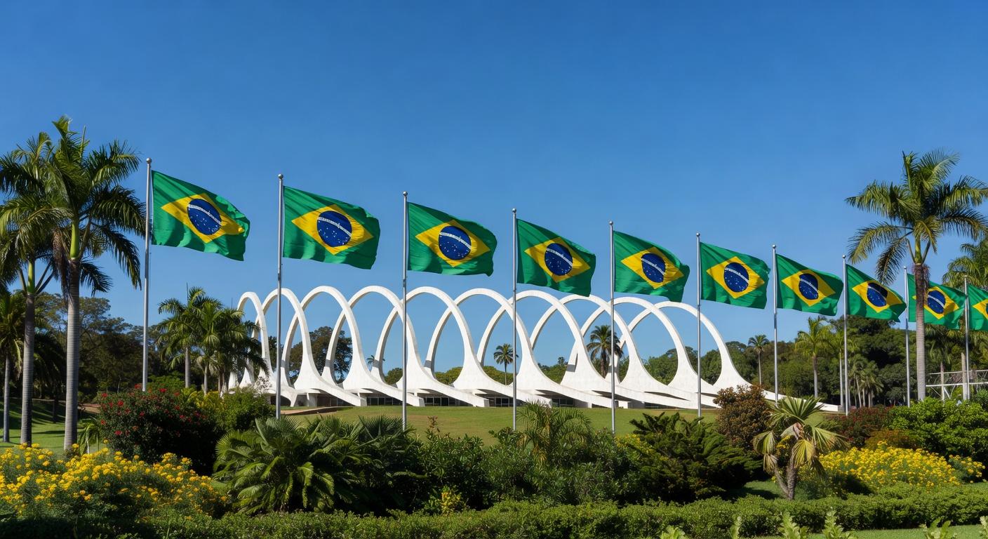 Imagem do Palácio Itamaraty em Brasília, representando alerta de viagens para Irã, Israel e Emirados Árabes.