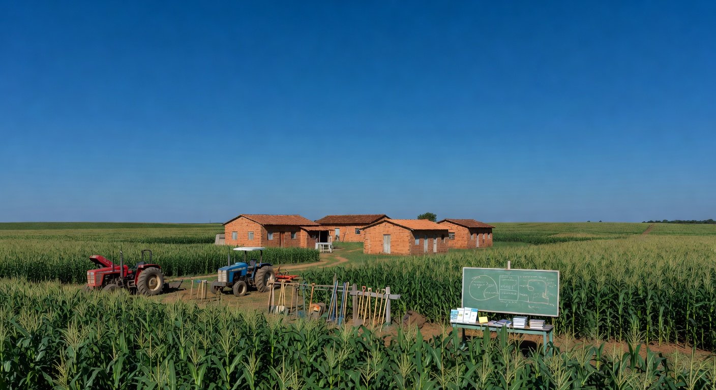 Campos rurais no DF com escolas e ações educativas no Dia do Campo.