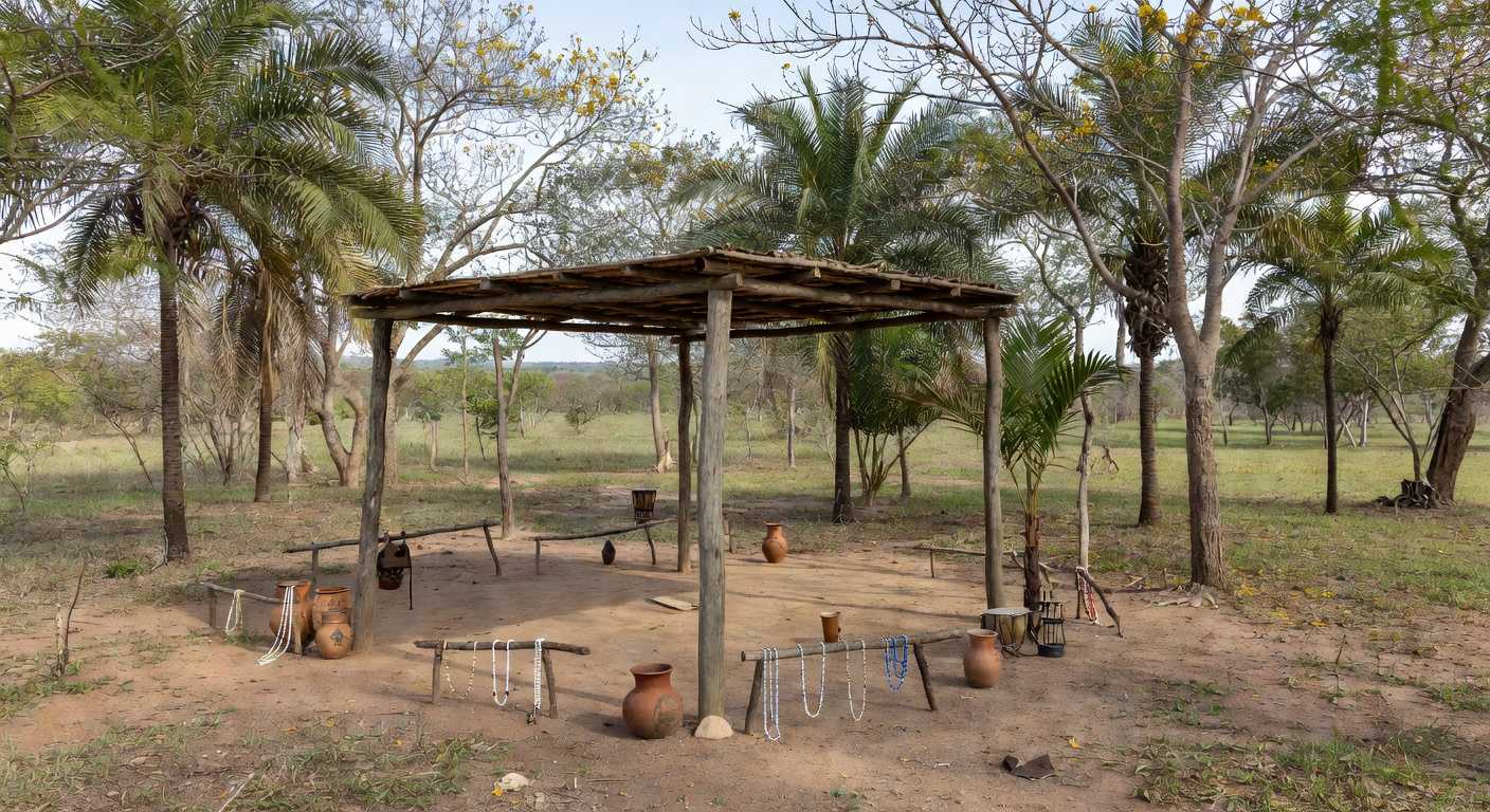Josania mostra barraco construído em cima da estrada que liga seus lotes, no Córrego do Bálsamo. Foto: Olavo David/Jornal de Brasília
