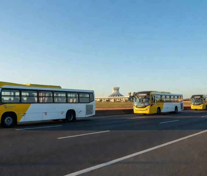 Ônibus urbanos em Brasília atendendo Itapoã, Paranoá e Aeroporto