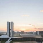 Vista do Congresso Nacional em Brasília representando o Dia dos Rolimistas no DF