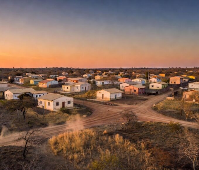 Vista do bairro Paranoá em Brasília, local de ocorrência policial