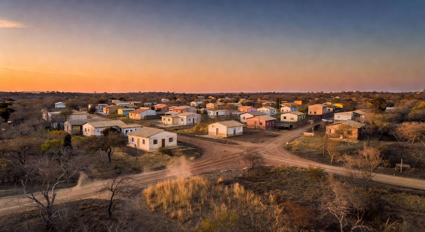 Vista do bairro Paranoá em Brasília, local de ocorrência policial