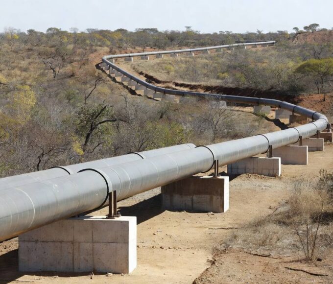 Adutora danificada em Planaltina evidenciando falhas no abastecimento de água no DF
