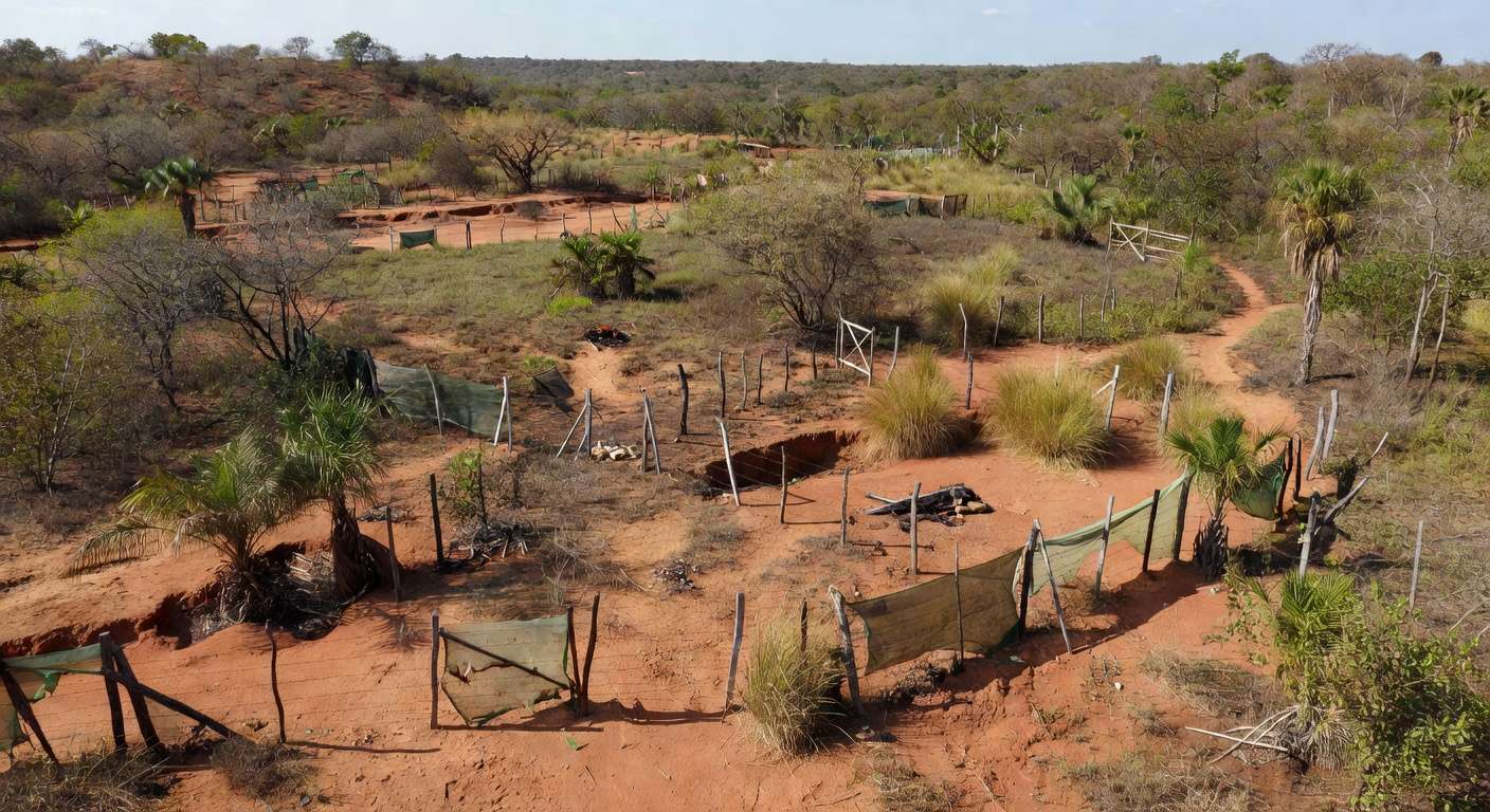 Terreno no Lago Norte em Brasília com indícios de grilagem e ocupações ilegais