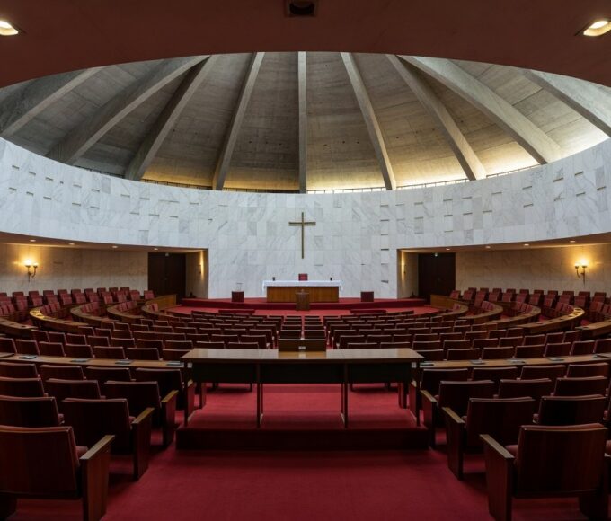 Plenário da CLDF em Brasília durante sessão solene de homenagem à comunidade católica Shalom