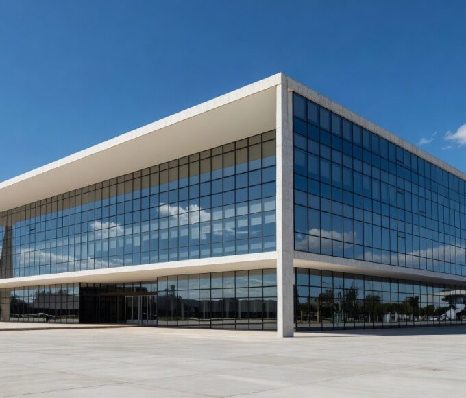 Fachada do Banco de Brasília (BRB) representando reestruturação e empréstimo aprovado pela CLDF
