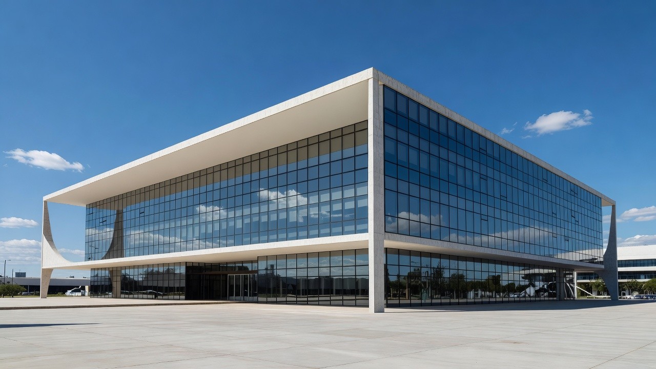 Fachada do Banco de Brasília (BRB) representando reestruturação e empréstimo aprovado pela CLDF