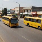 Ônibus de transporte gratuito em Brasília para restaurantes comunitários durante paralisação