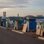 Plenário vazio da Câmara dos Deputados em audiência sobre internação compulsória
