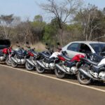 Operação do DER-DF com motos removidas no Lago Norte, Brasília