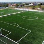 Campo sintético reformado em Taguatinga, Brasília