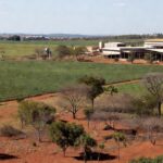 Polo Agroindustrial do Rio Preto em Planaltina com lavouras e instalações no cerrado do DF