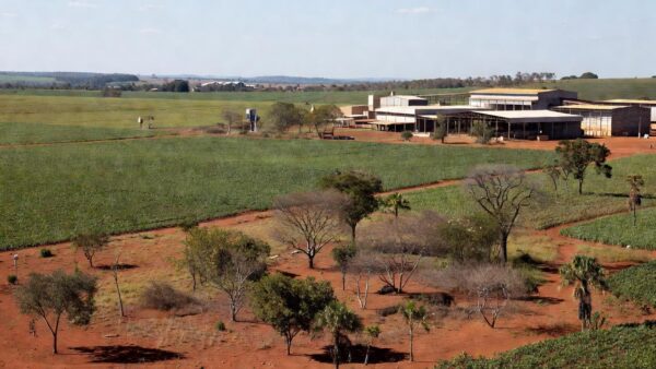Polo Agroindustrial do Rio Preto em Planaltina com lavouras e instalações no cerrado do DF