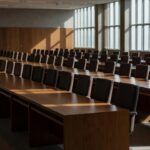 Sala de sessões da Câmara Legislativa de Brasília representando conselho de defesa do idoso