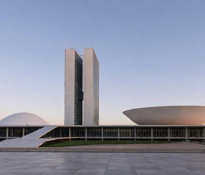 Congresso Nacional em Brasília representando canais de denúncia para direitos de crianças e adolescentes no DF