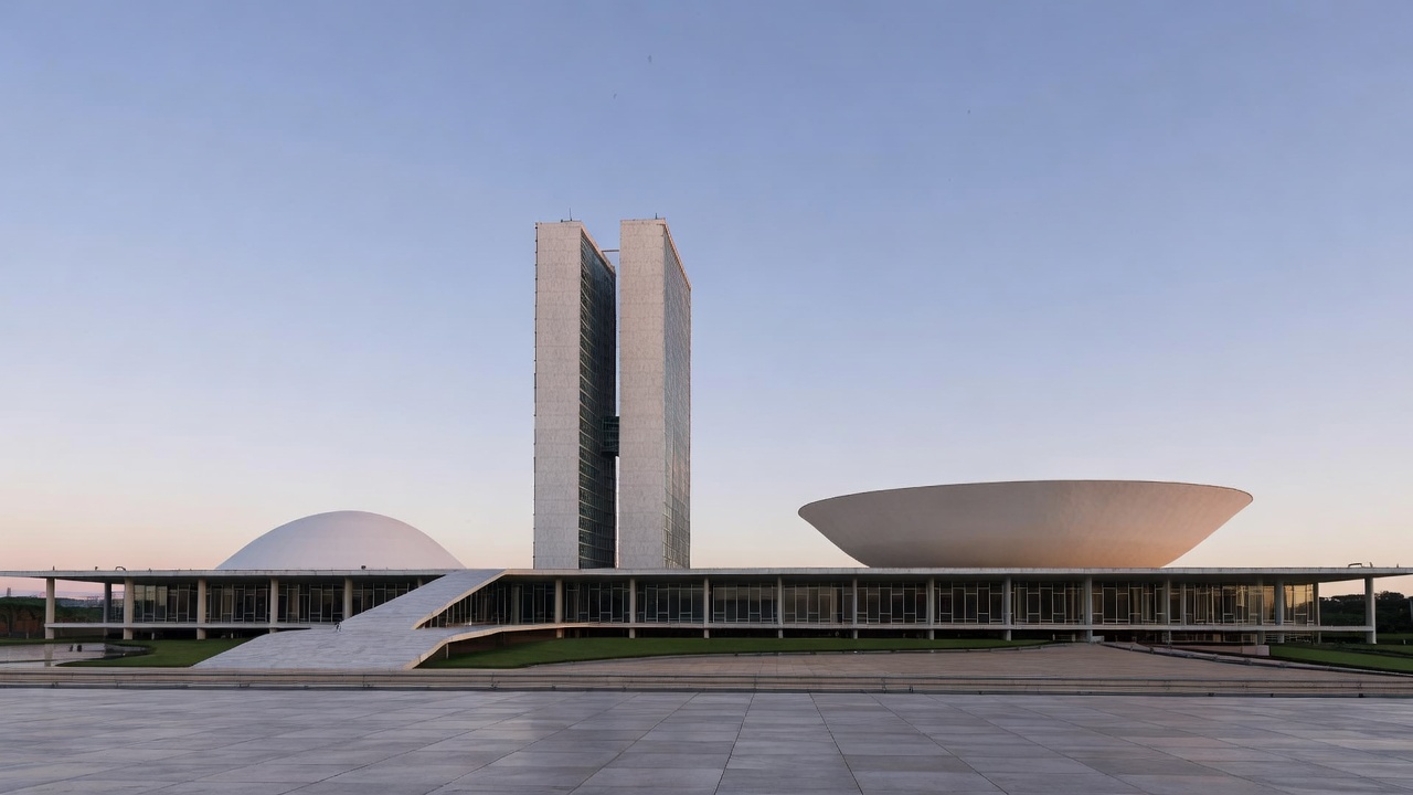 Congresso Nacional em Brasília representando canais de denúncia para direitos de crianças e adolescentes no DF