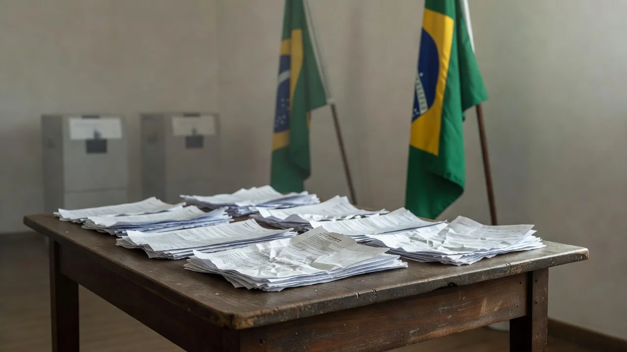 Mesa com manifesto por representatividade de mulheres negras nas eleições de 2026
