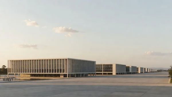 Esplanada dos Ministérios em Brasília representando crise na saúde e finanças do DF