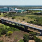 Ponte com sistema BRT e hospital em São Sebastião, Paranoá, Brasília