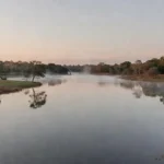 Vista do Lago Paranoá em Brasília, local do treinamento da PM onde ocorreu a morte de soldado