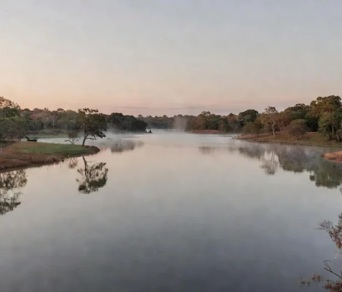 Vista do Lago Paranoá em Brasília, local do treinamento da PM onde ocorreu a morte de soldado